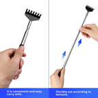 Buy now 2 Pack Portable Extendable Back Scratcher, Stainless Steel Telescoping Back Scratcher with Beautiful Present Packaging at indiglob india