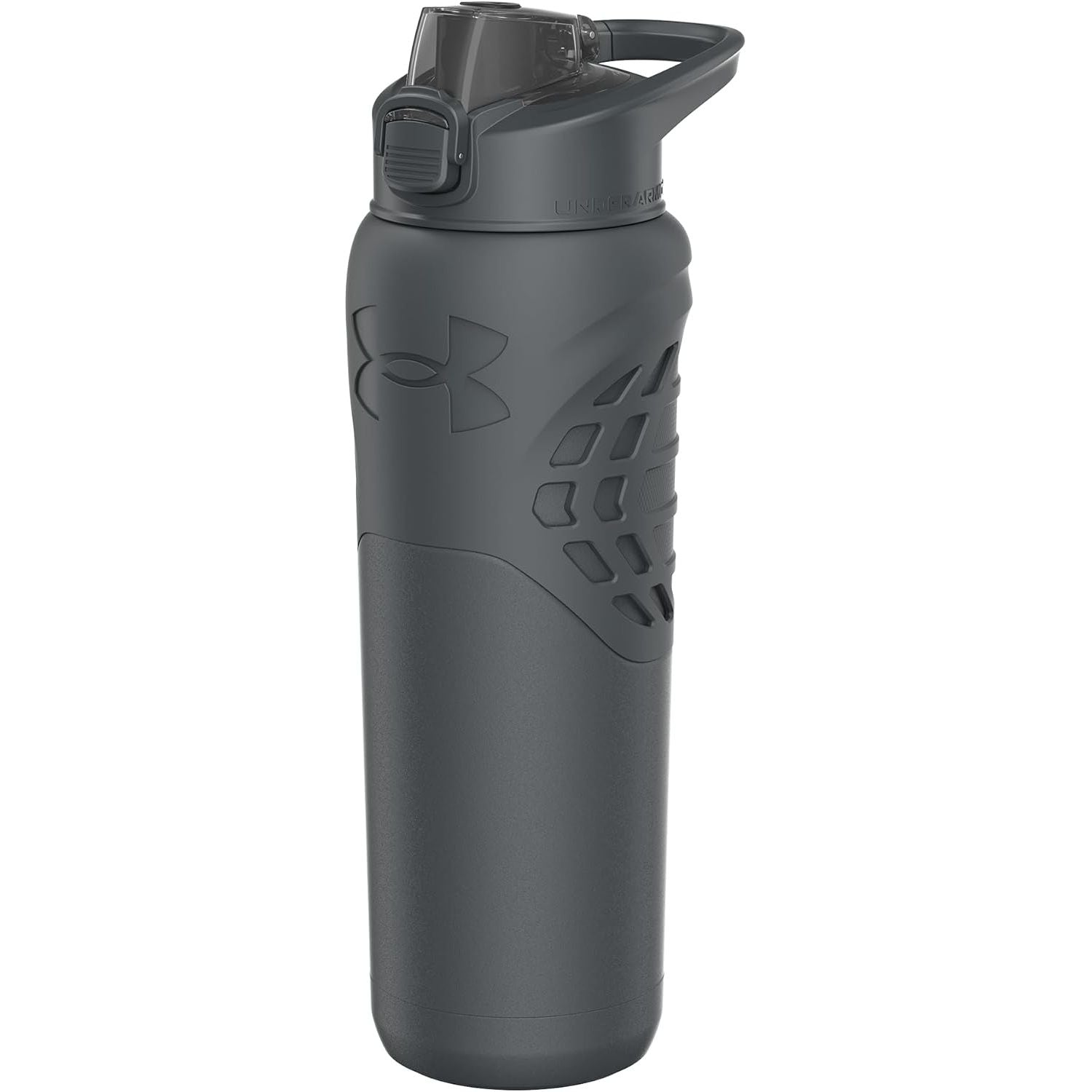 Buy now Under Armour 24Oz Stainless Steel Water Bottle, Insulated, Carabiner Easy Carry Hook, Leak Proof, Kids & Adults, All Sports, Gym Slate Gray at indiglob india