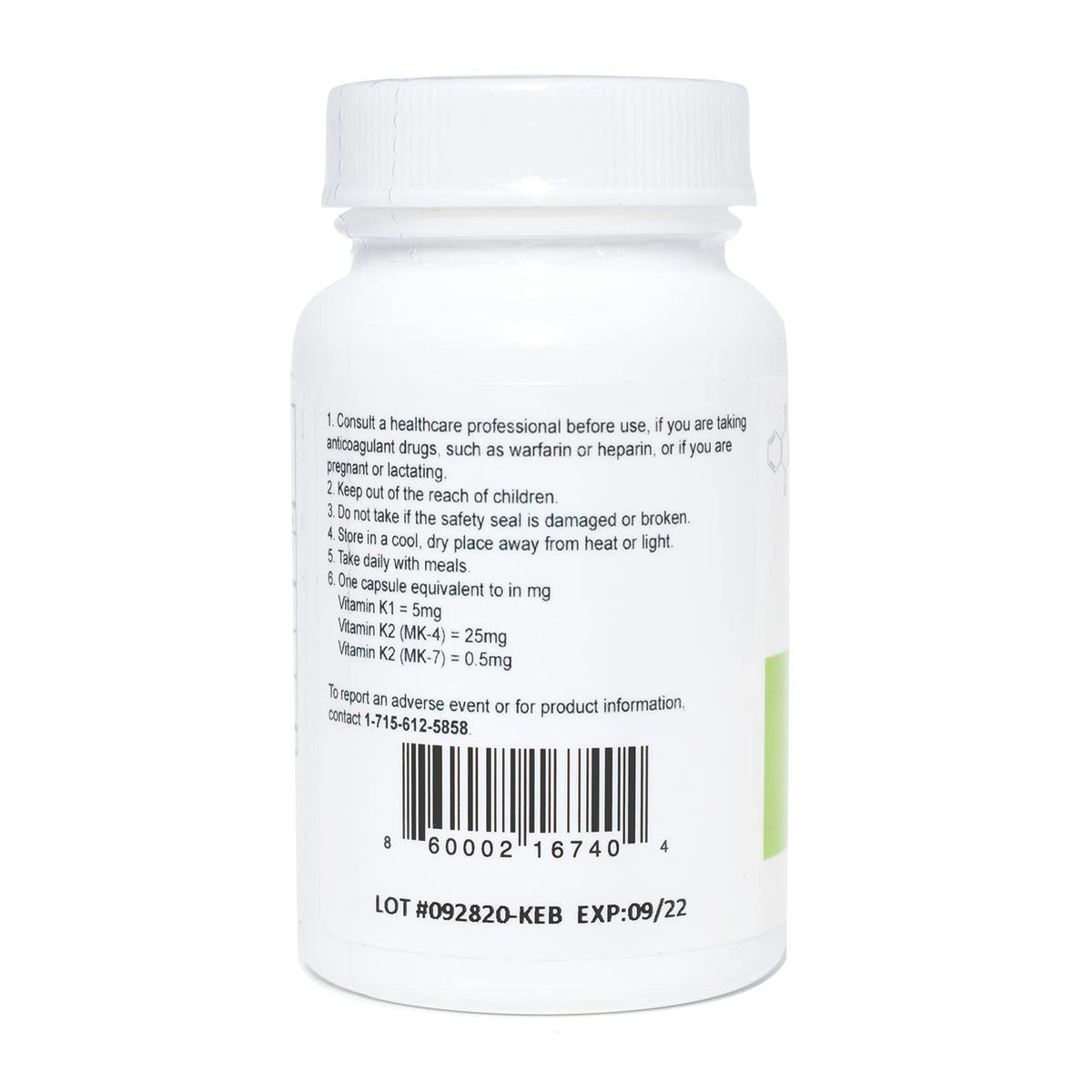 Koncentrated K- NSF Certified Sport, 30.5 MGS of Ks, 2 milligrams Astaxanthin