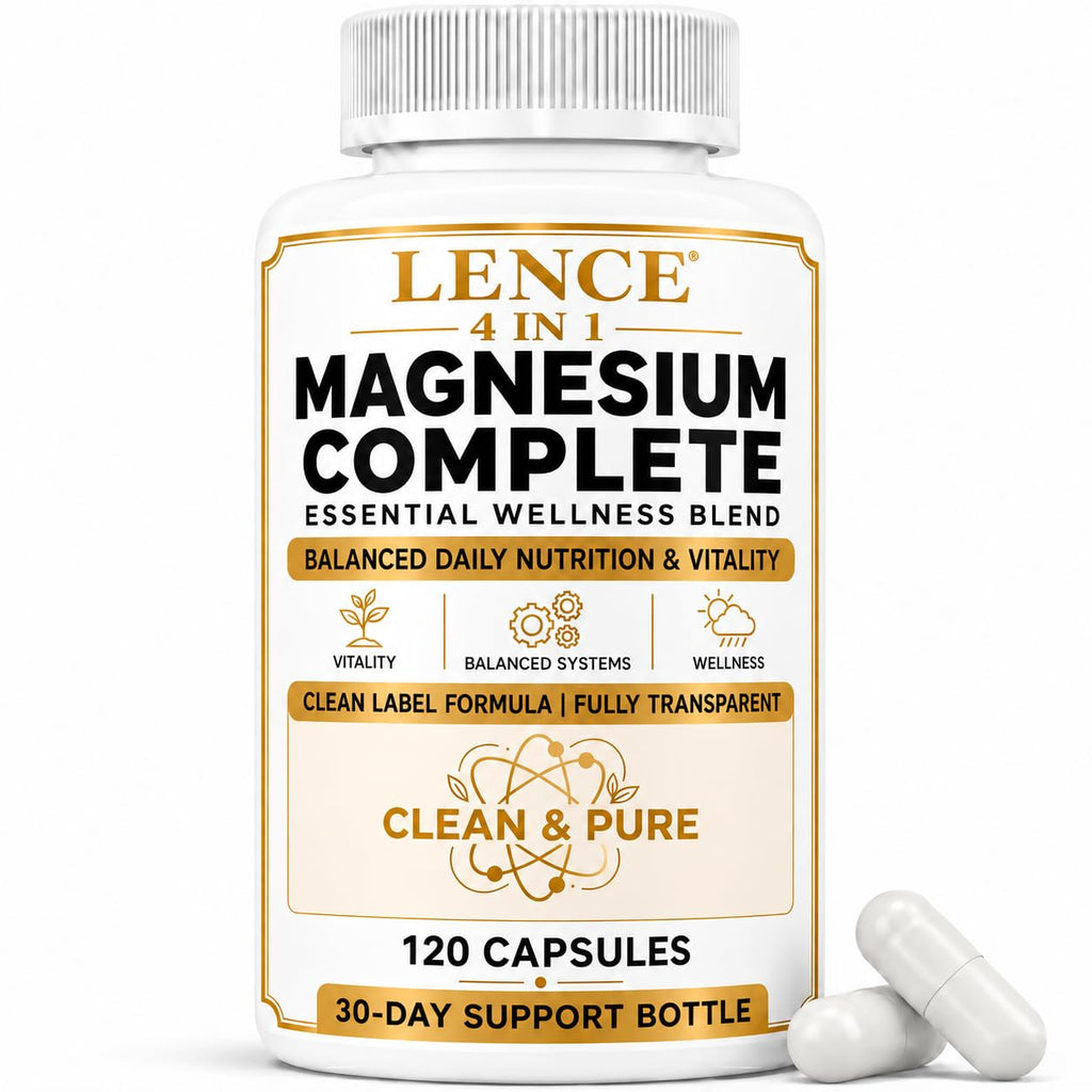 4-in-1 Magnesium Complete, 4-in-1 Formula Magnesium, 120 caps