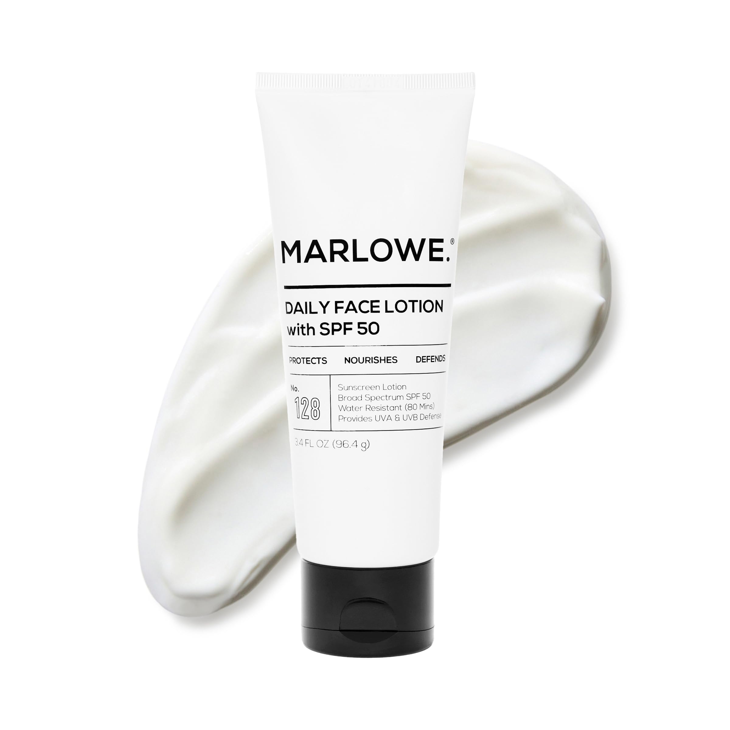 MARLOWE.Men's Travel Kit, Face + Body Essentials, TSA Friendly 3.4 oz Each | Travel Essentials, TSA Friendly Body Wash, Body Lotion, Facial Scrub & Facial Moisturizer