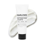 MARLOWE.Men's Travel Kit, Face + Body Essentials, TSA Friendly 3.4 oz Each | Travel Essentials, TSA Friendly Body Wash, Body Lotion, Facial Scrub & Facial Moisturizer