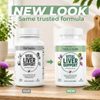 VITAL NUTRITIVE Milk Thistle Liver Support Supplement - Silymarin | 9-in-1 liver support formula with organic milk thistle (silymarin). Non-GMO, gluten-free. 30-day supply.