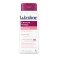 Lubriderm Advanced Therapy Unscented Body Wash, Vitamin E, 16 fl. Oz | Pro-Ceramide, Vitamin E & Pro-Vitamin B5, Gently Cleanses Itchy Dry Skin, Fragrance Free, Hypoallergenic