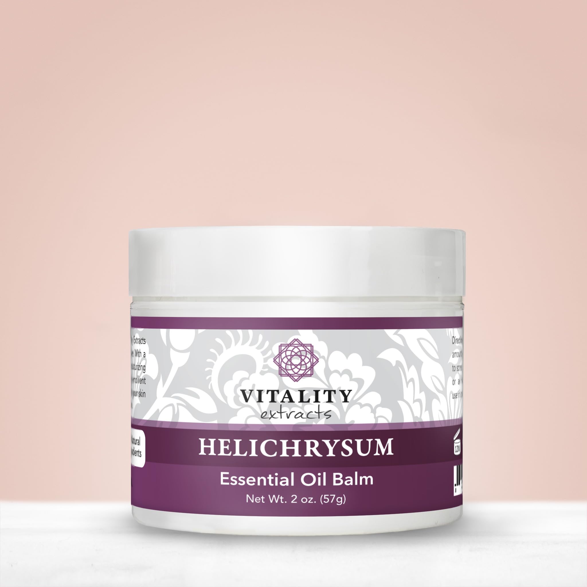 Vitality Extracts Helichrysum Balm - 2oz, Helichrysum Gymnocephalum, Beeswax, Almond Oil, Ultra-Moisturizing, Skin Healing, Full Body Hydration
