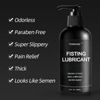 Anal Sex Lube, Water Based Fisting Gel Cum-Like Lube for Enhanced Comfort and Smooth Experience, Long Lasting Back Door Sexual Lubricant for Men, Women and Gay