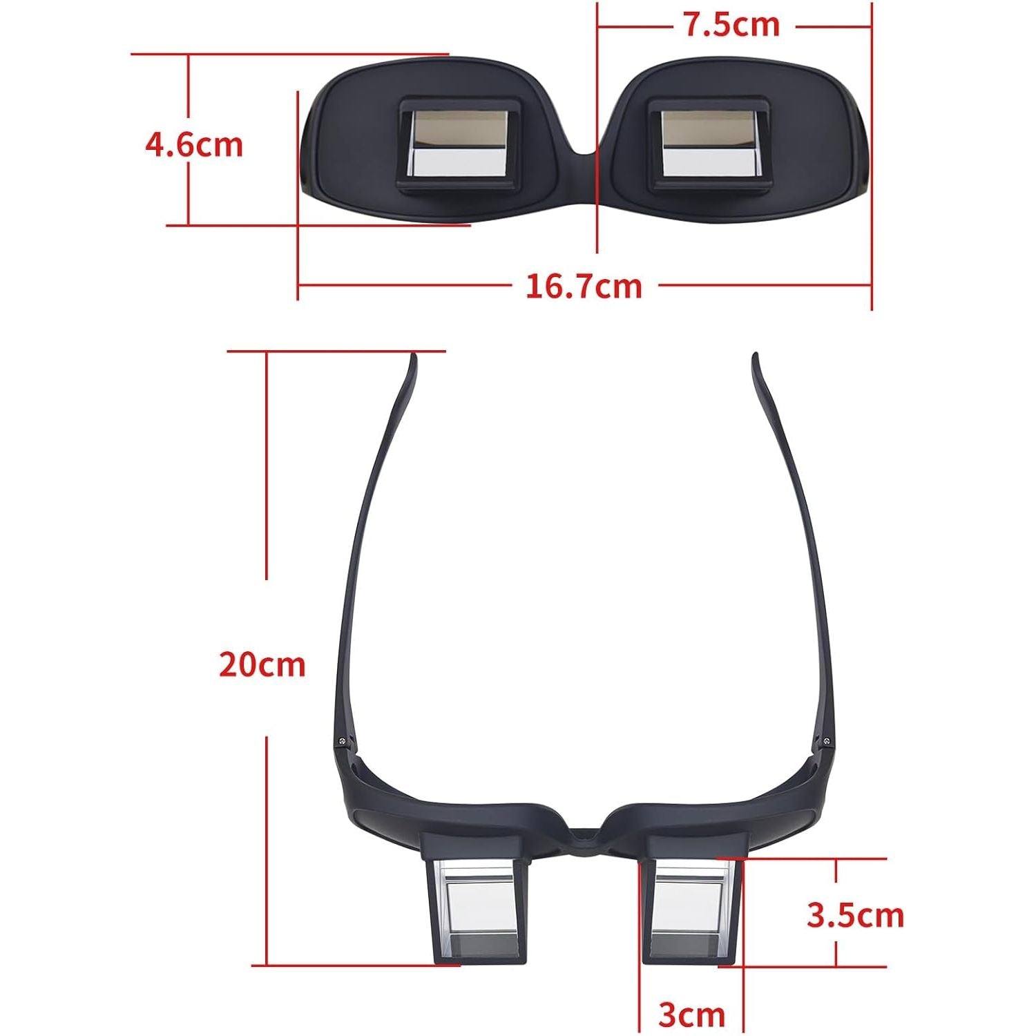 Buy now okcsc Horizontal Lazy Glasses Lying Down Bed Reading Watching HD Lazy Readers Glasses at indiglob india