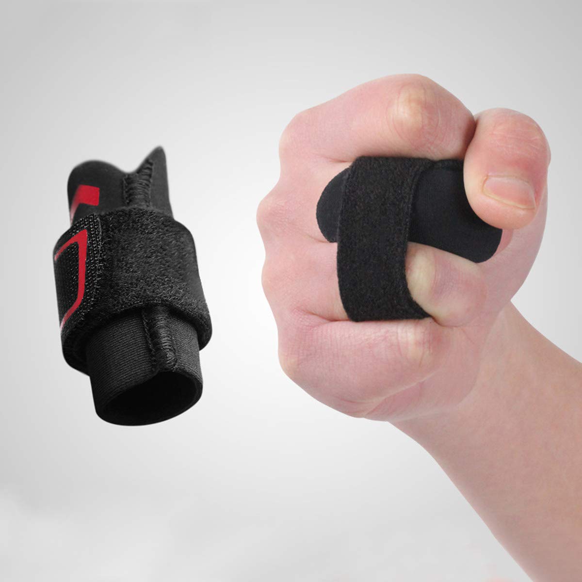 Buy now Neoprene Finger Splint Wraps Adjustable Finger Brace Trigger Finger Buddy Splints Mallet Finger Guards for Arthritis Sport Finger Support Sleeves Protector for Basketball Volleyball Tennis at indiglob india