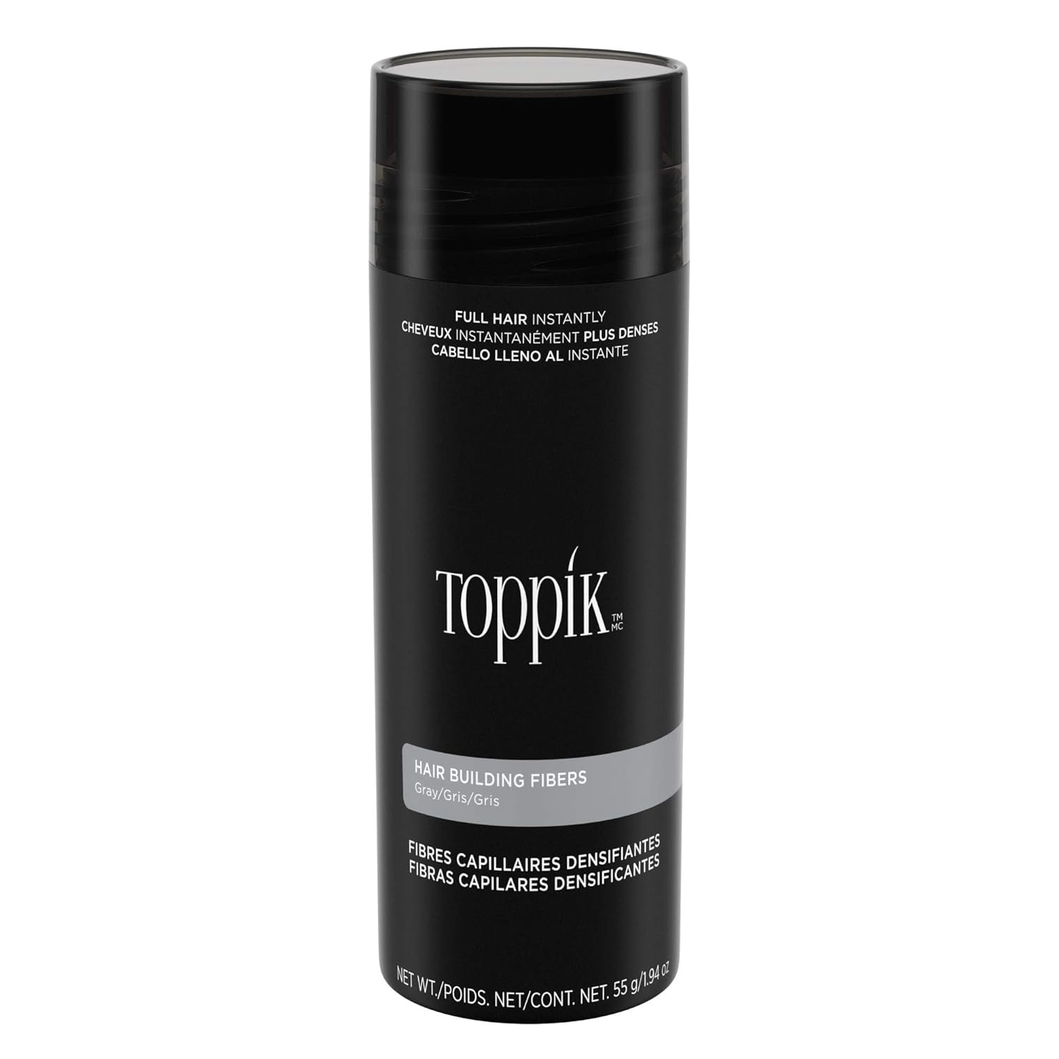 Buy now Toppik Hair Building Fibers, Fill In Fine or Thinning Hair Instantly Thicker, Fuller Looking Hair 9 Shades,4 size options Gray X-Large 55g at indiglob india