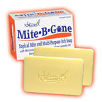 Mite Treatment for Humans, Sulfur Soap by Mite-B-Gone - 2 Pack, 5 oz Bars