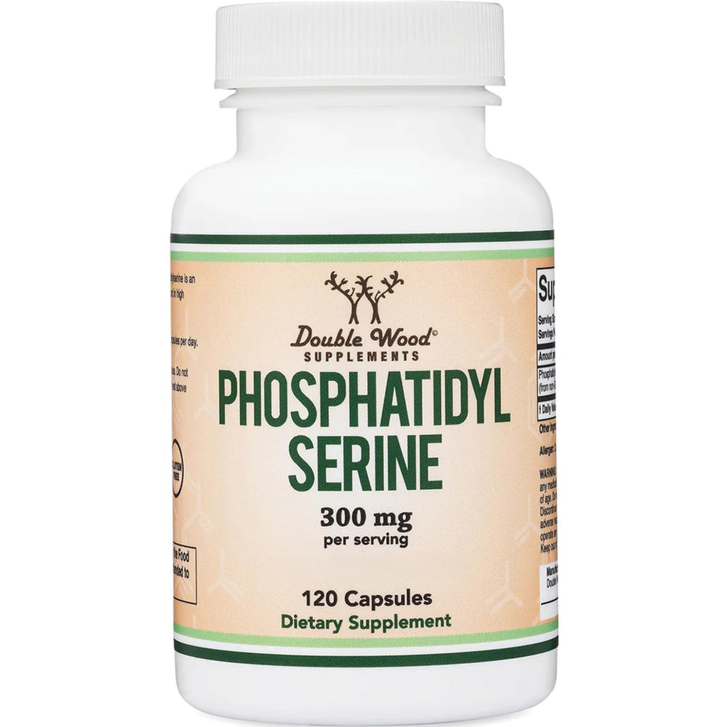 Phosphatidylserine 300mg, Memory, Focus + Cortisol Support, 120 Capsules | Memory, Focus + Cortisol Supplement, NSF Certified, Calm, Restful Sleep Taken PM, 2 Small Caps, Builds Over 1-4 Weeks