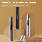 10ml Perfume Atomizer Travel Refillable, 3PCS Perfume Travel Refillable Bottle,Bottom-Filling Fragrances Perfumes Bottle,Mini Cologne Dispenser,Portable Sprayer（Black-Grey-Silver）