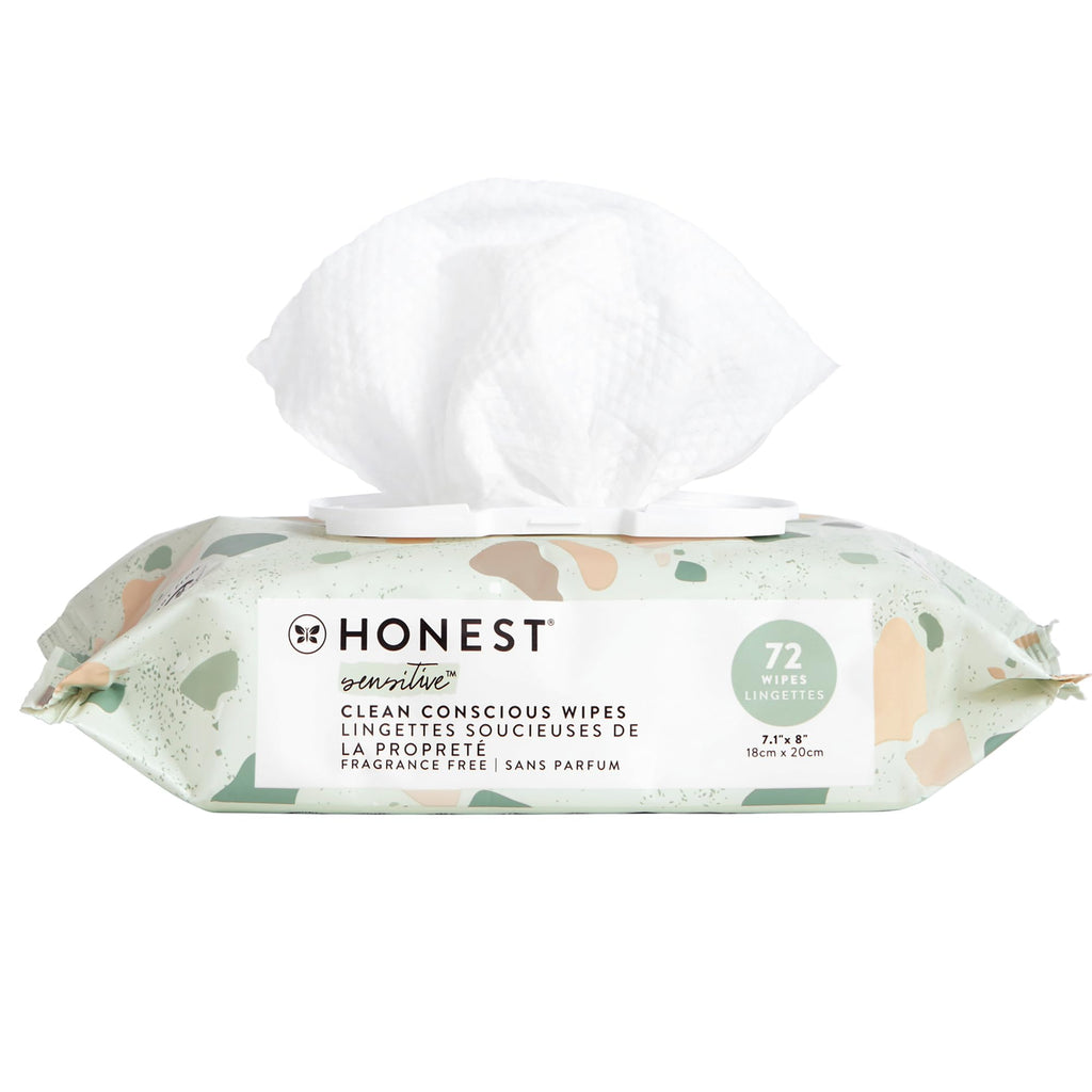 Buy now The Honest Company Hypoallergenic Multi-Use Baby Wipes for Sensitive Baby Skin Rainbow 60 Count at indiglob india