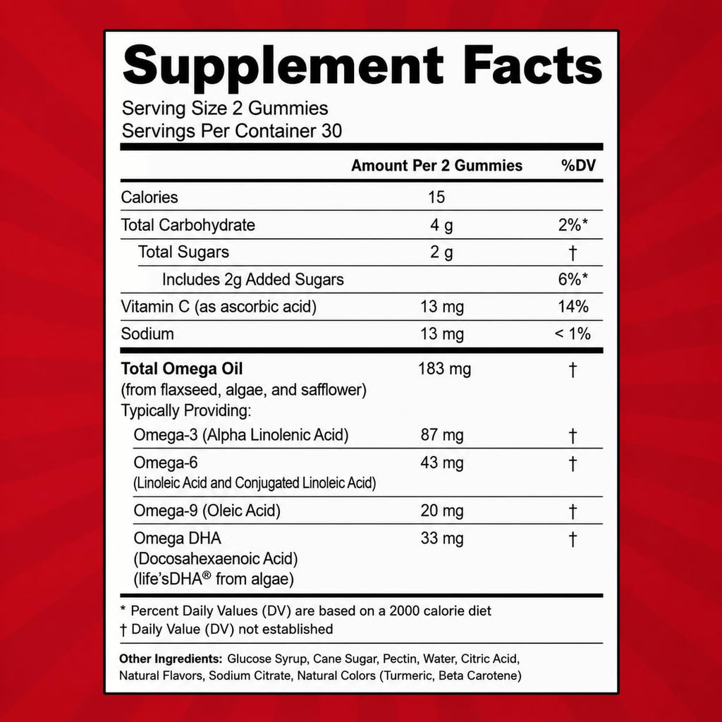 Feel Great Kids Omega 3 DHA Gummies, Plant-Based, No Fishy Taste, 60ct | Plant-Based DHA from Algae, Omega 3-6-9, Brain & Vision Support, Vegetarian, No Fishy Aftertaste
