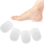 LOVE MEI Silicone Gel Heel Cups - Shoe Inserts for Plantar Fasciitis, Sore Heel Pain, Bone Spur & Achilles Pain - Pad and Shock Absorbing Support for Women (2 Pairs/4Pcs)