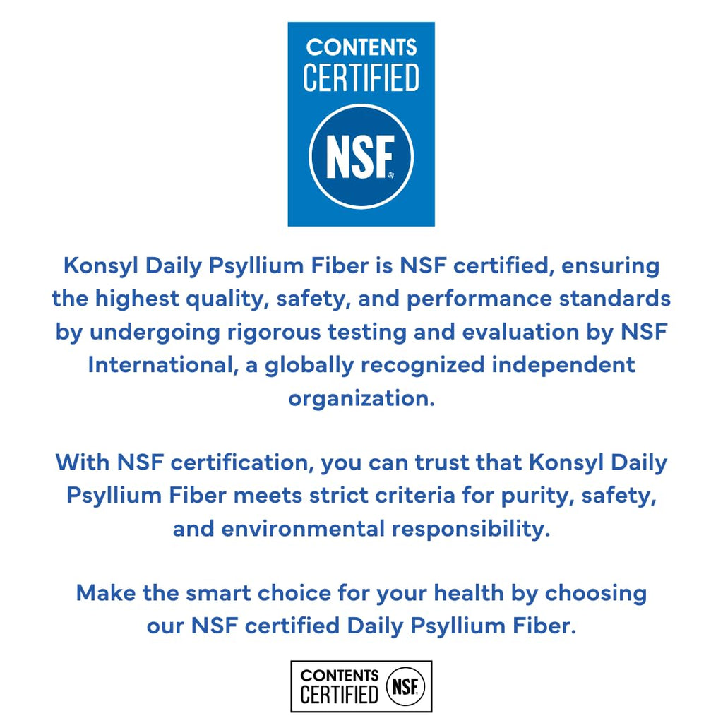 Konsyl Daily Psyllium Fiber Powder - 19oz, 90 Servings, Natural Unflavored Soluble Dietary Fiber Supplement - Psyllium Husk Prebiotic for Digestive Support and Gut Health - Sugar Free, Keto & Vegan