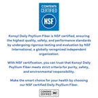 Konsyl Daily Psyllium Fiber Powder - 19oz, 90 Servings, Natural Unflavored Soluble Dietary Fiber Supplement - Psyllium Husk Prebiotic for Digestive Support and Gut Health - Sugar Free, Keto & Vegan