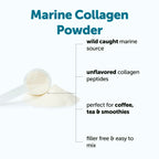 Micro Ingredients Marine Collagen Protein Powder, 1 Pound | Wild Caught Fish Source | Hydrolyzed Peptides | Unflavored, Keto, & Paleo Friendly | Easy to Mix, Non-GMO