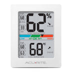 Buy now AcuRite Humidity Meter Hygrometer and Indoor Digital Thermometer with Temperature Gauge and Humidity Gauge, Room Thermometer Comfort Scale, 3 x 2.5 Inches, White (01083M) Hygrometer at indiglob india