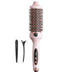 Wavytalk Thermal Brush Blowout Boost Grande 1.77″ Big Bouncy Blowout Waves | Negative Ion Technology, Tourmaline Ceramic, 5 Temperature Settings Dual Voltage, Less Damage, Black