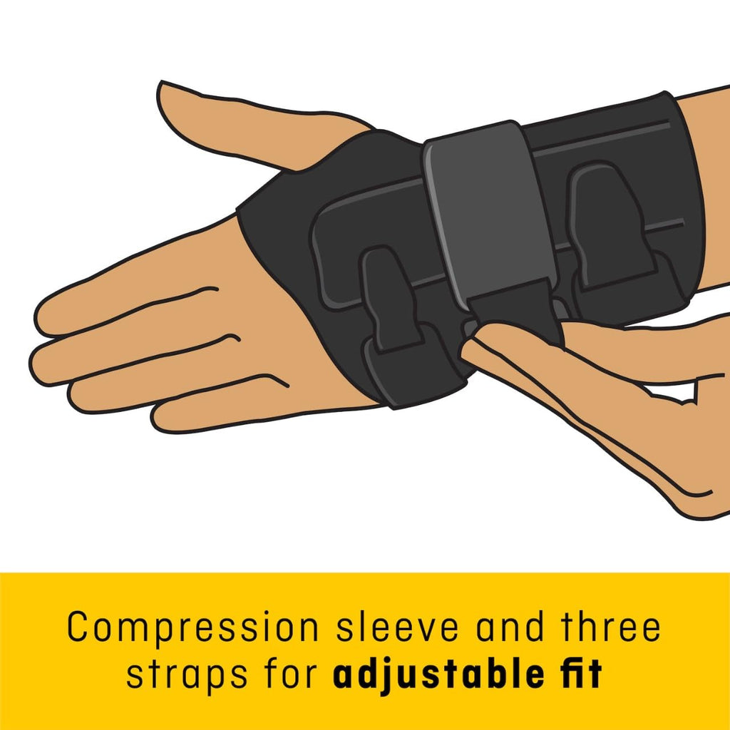 FUTURO Compression Stabilizing Wrist Brace, Breathable, Small/Medium