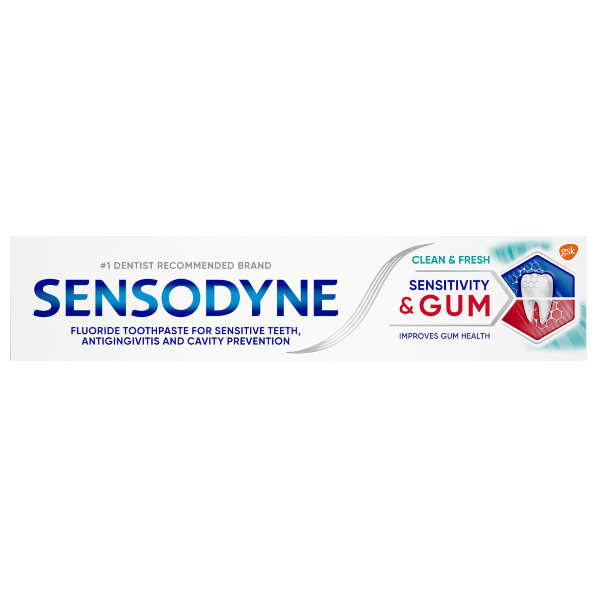 Sensodyne Sensitivity & Gum Clean & Fresh Toothpaste, 3.4 oz (Pack of 4)