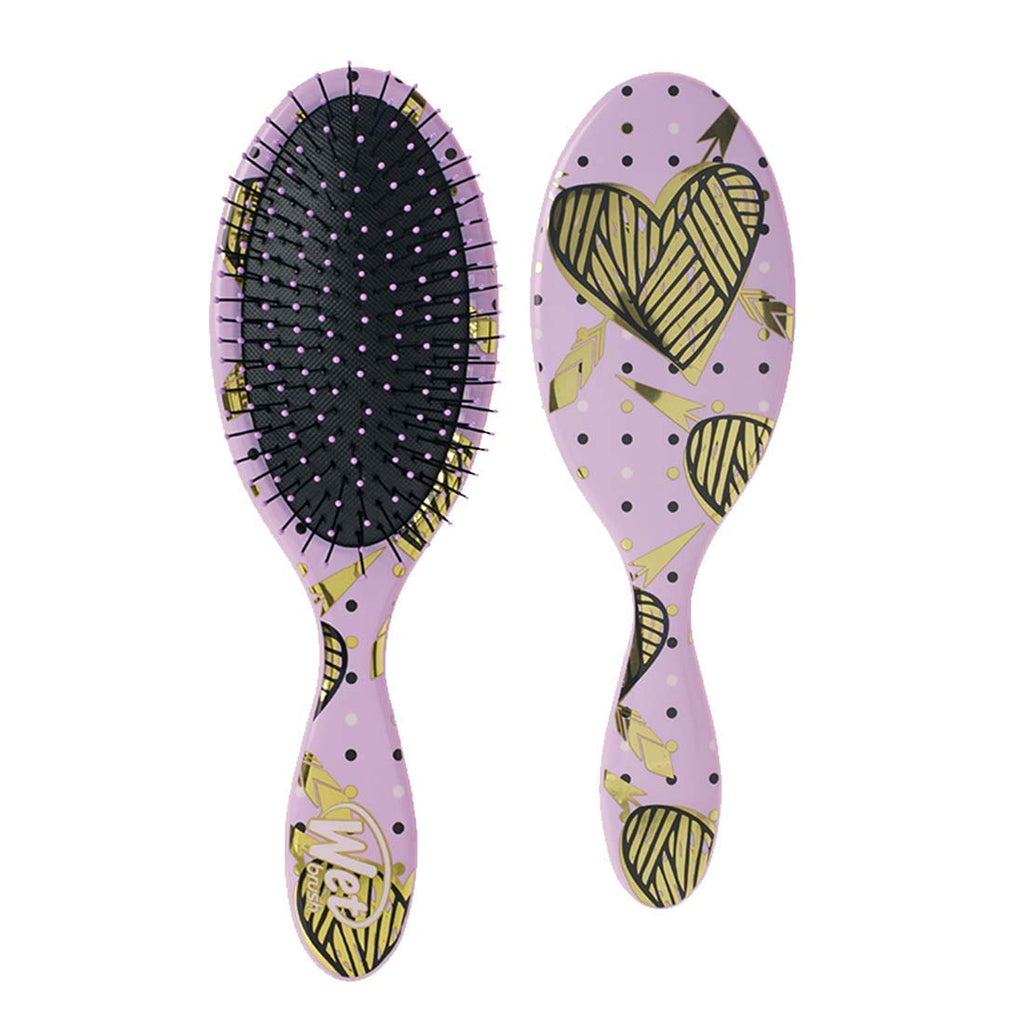 Buy now Wet Brush Original Detangler Hair Brush, Bamboo (Liquid Tropics) - Detangler Brush with Soft & Flexible Bristles - Detangling Brush for Curly Hair - Tangle-Free Brush for Straight, Thick, & Wavy Hair 1 Count (pack of 1) Detangled Hearts at indiglob india