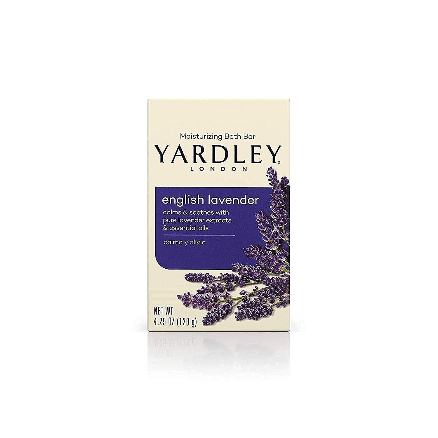 Buy now Yardley London English Lavender with Essential Oils Soap Bar, 4.25 oz Bar (Pack of 10) at indiglob india