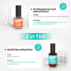 Buy now modelones 15 ml Nail Dehydrator and Primer, Acid Free Base Coat Natural Prep Dehydrate & Bond Primer Kit, Hema-Free Acrylic Nail Supplies at indiglob india