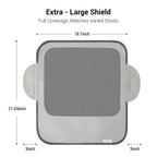 Minnebaby Extra Large Booster Chair Protector Cover, Dining Chair Seat Cover for Booster Seat, Grey
