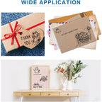 Buy now Door Bike Tree Scenery Clear Stamps for Card Making and Photo Album Decorations, Blessing Words Transparent Rubber Stamps Seal for DIY Scrapbooking at indiglob india