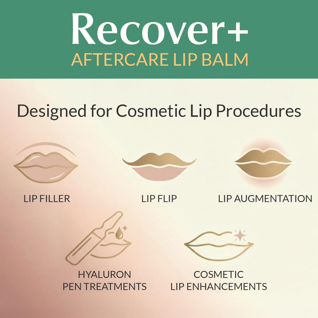 Arnica Lip Balm for Lip Filler Aftercare, Botanical Post-Injection Care