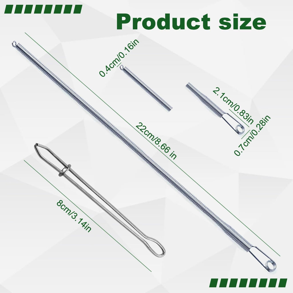 4 Pcs Drawstring Threader Tool, Stainless Steel Long Loop Turner Sewing Tools and Short Rope Threading Clips, Bodkin Sewing Tools for Easily Threading Hoodies, Jackets and Pants Ropes