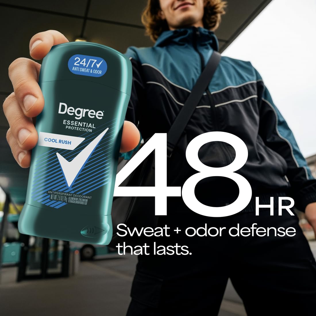 Degree Men Original Antiperspirant Cool Rush Twin Pack Sweat 2 Pack 2.7 oz | 48-Hour Sweat & Odor Protection for Men