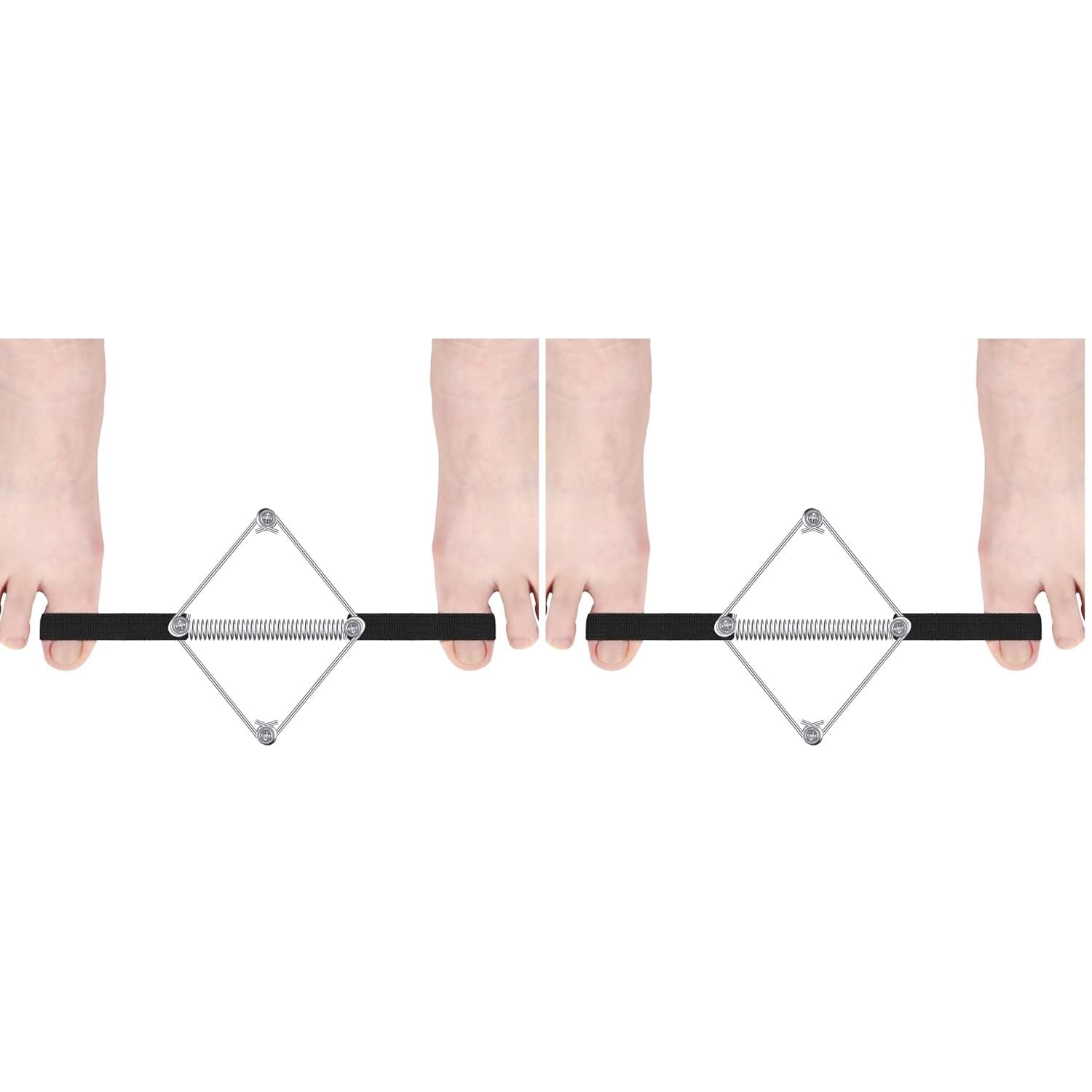 Buy now Pilates Toe Stretcher Bunion, Hallux Valgus Big Toe Strap Spacer Tension Bunion Exercise Band Stretchy Alignment Splint Restores Pain Relief for Women Men One Size (Pack of 2) at indiglob india