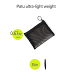 Buy now Patu Zipper Mesh Bags, Size M / A6, 5 Pieces, Beauty Makeup Cosmetic Accessories Organizer, Travel Toiletry Kit Set Storage Pouch, Black at indiglob india