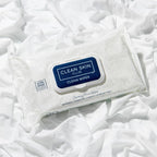 Clean Skin Club Clean Wipes, XL Makeup Remover Face Wipes, Textured Cleansing Facial Wipes for Sensitive Skin, Hypoallergenic, Fragrance-Free, Vegan, 40% Bigger, 30 Count