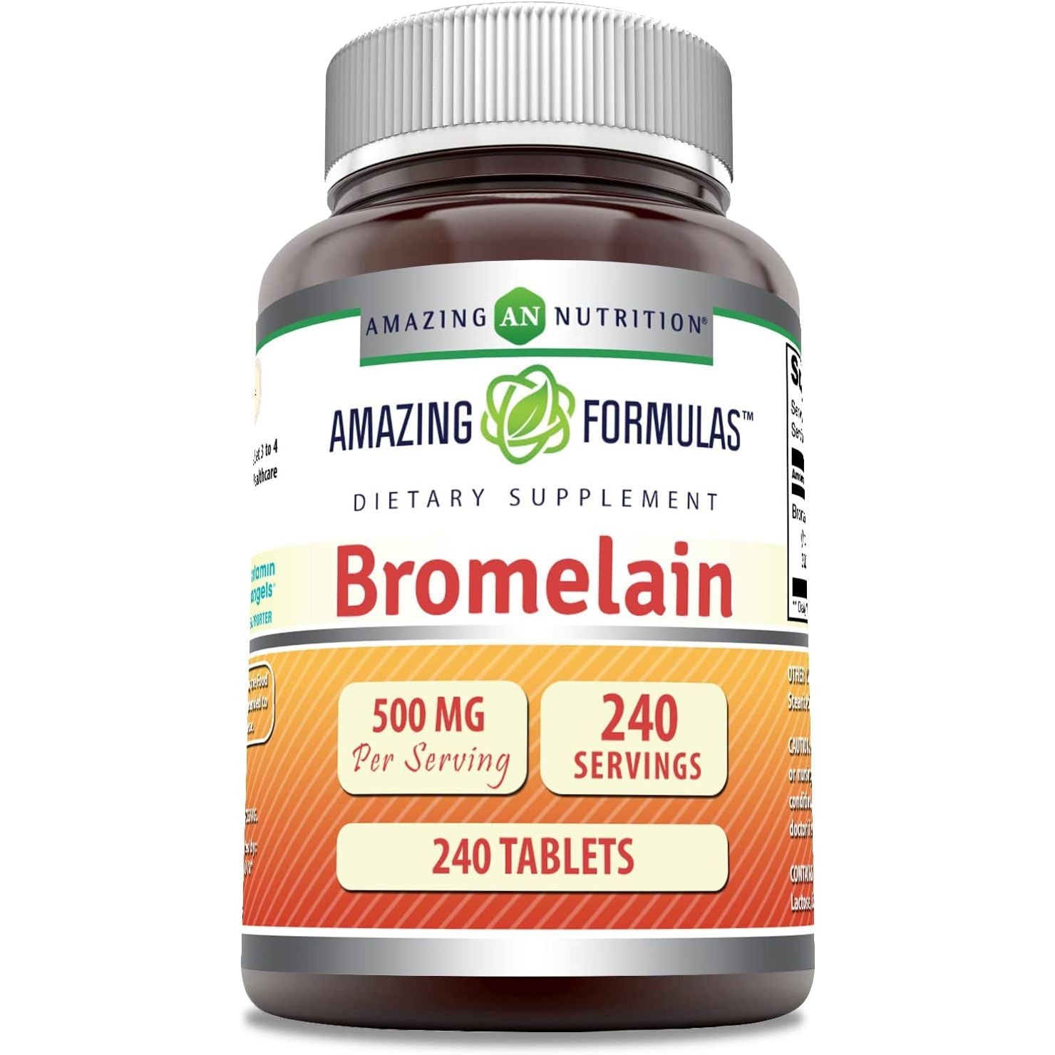 Buy now Amazing Formulas Bromelain 500 Mg (300 GDU) | Tablets Supplement | Non-GMO | Gluten-Free | Made in USA (1 Pack | 120 Count) 240 Count at indiglob india