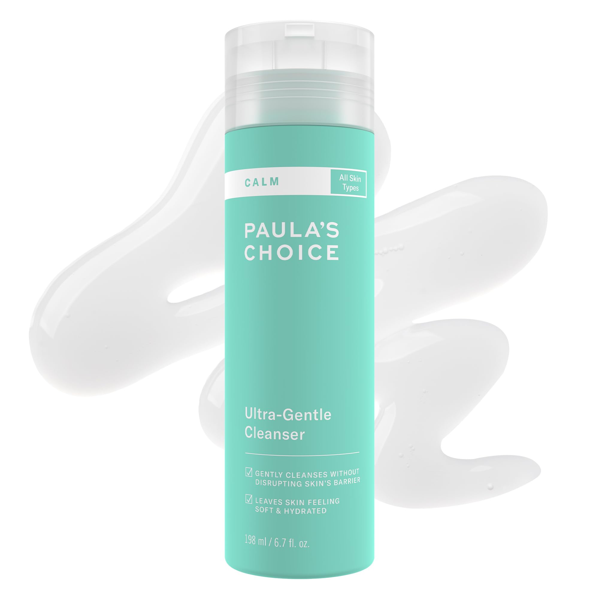 Buy now Paula's Choice CALM Ultra-Gentle Face Cleanser for Sensitive Skin, Facial Wash, Calms + Soothes Redness, Daily Face Wash for Rosacea-Prone & Eczema-Prone Skin, & Fragrance-Free, 6.7 Fl Oz at indiglob india