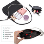 Buy now AMHDV Women Multipurpose Crossbody Bags Small Shoulder Bag Fashion 3 in 1 Zip Handbags with Coin Purse at indiglob india