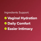 URO Vaginal Moisture Hyaluronic Acid Suppository for Easier Intimacy– 10 Ct