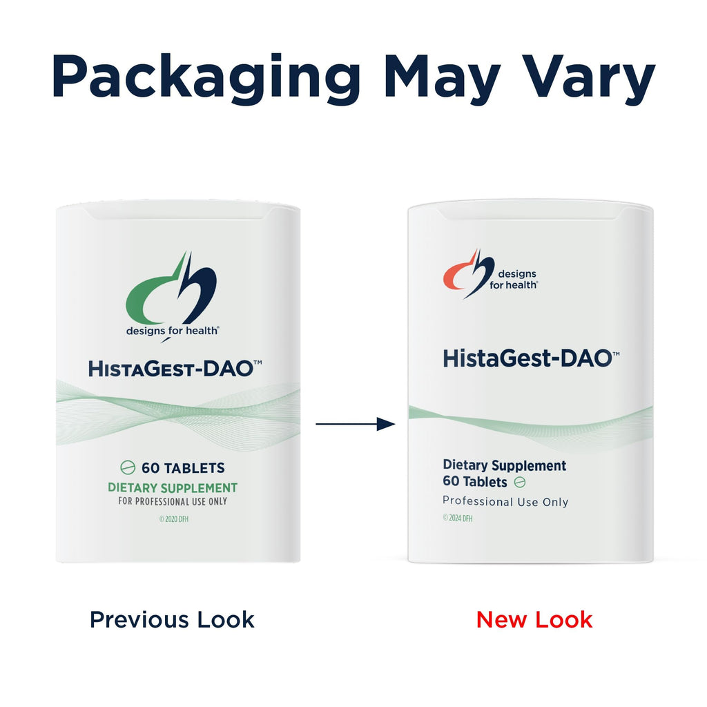 Designs for Health HistaGest-DAO - Diamine Oxidase DAO Enzyme to Support Digestion of Histamine-Containing Foods - 20,000 HDU DAO Diamine Oxidase Enzymes (60 Gastro-Resistant Tablets)