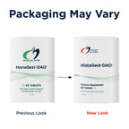 Designs for Health HistaGest-DAO - Diamine Oxidase DAO Enzyme to Support Digestion of Histamine-Containing Foods - 20,000 HDU DAO Diamine Oxidase Enzymes (60 Gastro-Resistant Tablets)
