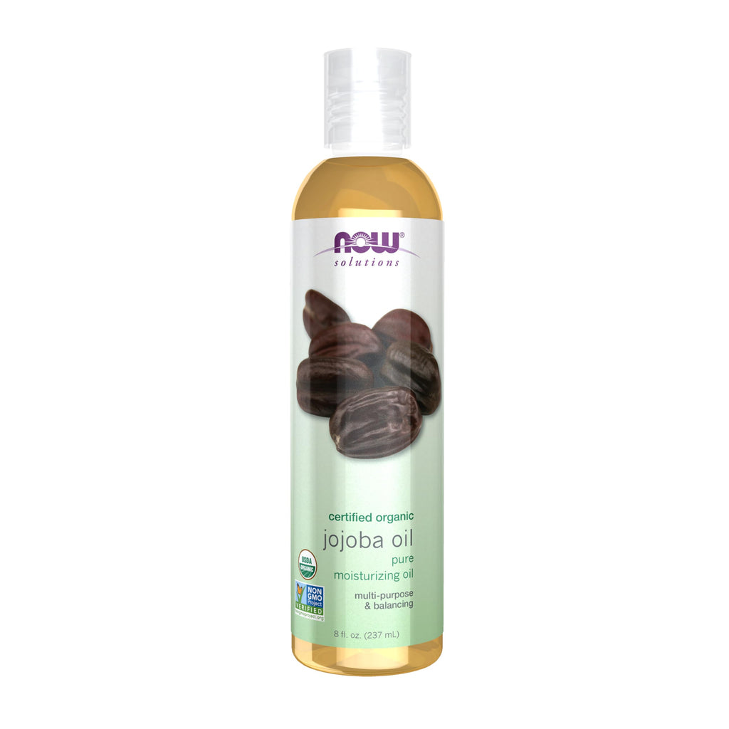 Buy now NOW Solutions, Organic Jojoba, Moisturizing Multi-Purpose Oil for Face, Hair and Body, 8-Ounce at indiglob india