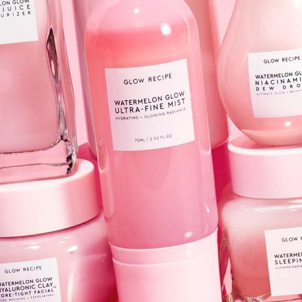 Buy now Glow Recipe Watermelon Glow Facial Spray + Hydrating Mist - Ultra-Fine Face Mist with Hyaluronic Acid + Hibiscus AHA to Refresh Dry Skin & Enhance Dewy Makeup - Suitable for All Skin Types (75ml) at indiglob india