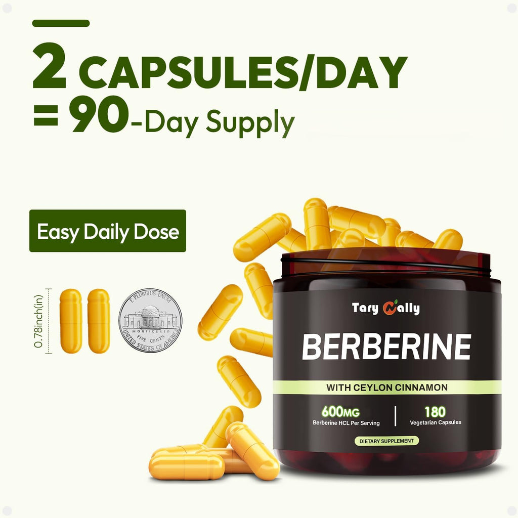 Liposomal Berberine with Ceylon Cinnamon for Weight Loss Metabolic Support