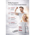 zooone- NAD+ Supplement 30pcs, Premium Nicotinamide Riboside & Resveratrol, DNA Repair & Healthy Aging， Advanced NAD Supplement for Men & Women, Boosts Cellular Energy.