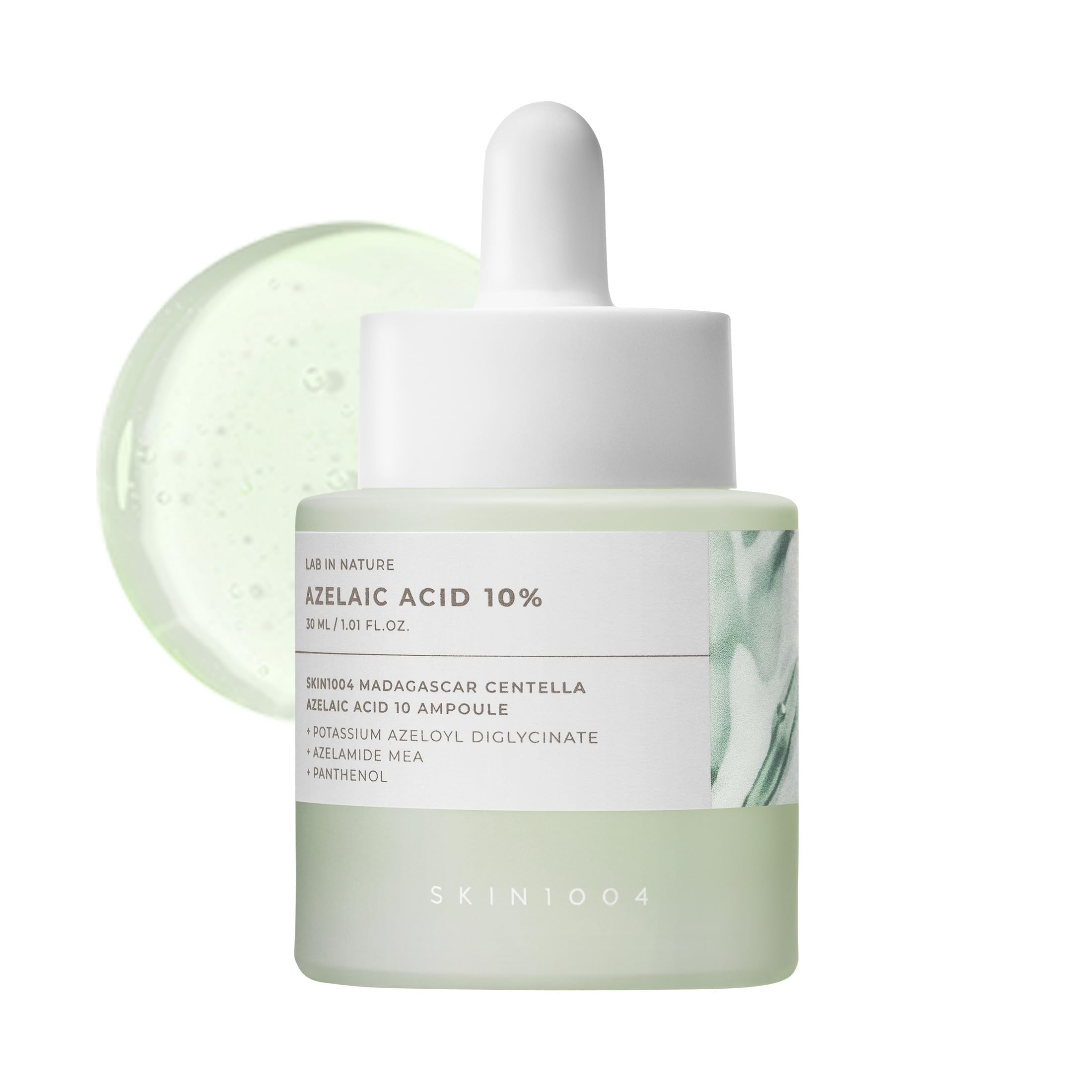 SKIN1004 Azelaic Acid 10% Ampoule, Hydrating Face Serum for Blemish-Prone & Irritated Skin, Soothing Care for Visible Marks with Centella, Niacinamide-Free, Korean Skin Care, 1.01 fl.oz / 30ml