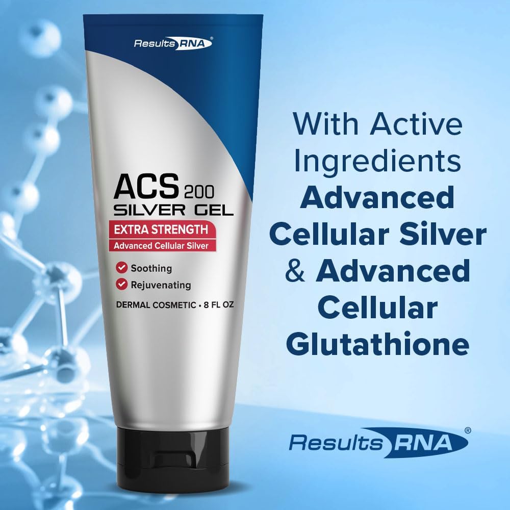 Results RNA - ACS 200 Silver-Glutathione Gel – Advanced Cellular Colloidal Silver Gel for Wound Care & Superior Dermal Healing. (15 oz)