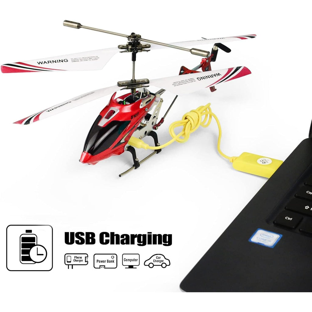 Buy now Cheerwing S107/S107G Phantom 3CH 3.5 Channel Mini RC Helicopter with Gyro Crimson at indiglob india